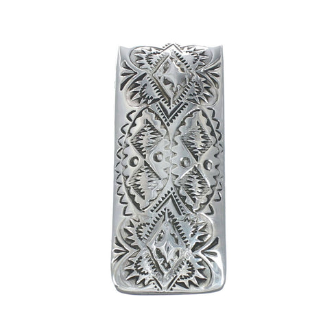 Native American Navajo Sterling Silver Money Clip JX130745